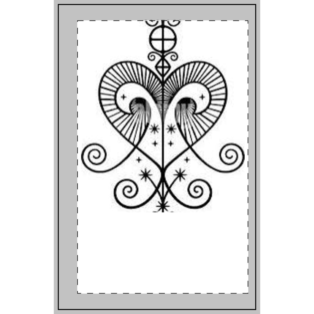 Dotted Spiral Notebook — Mystical Decorative Heart Sketchbook