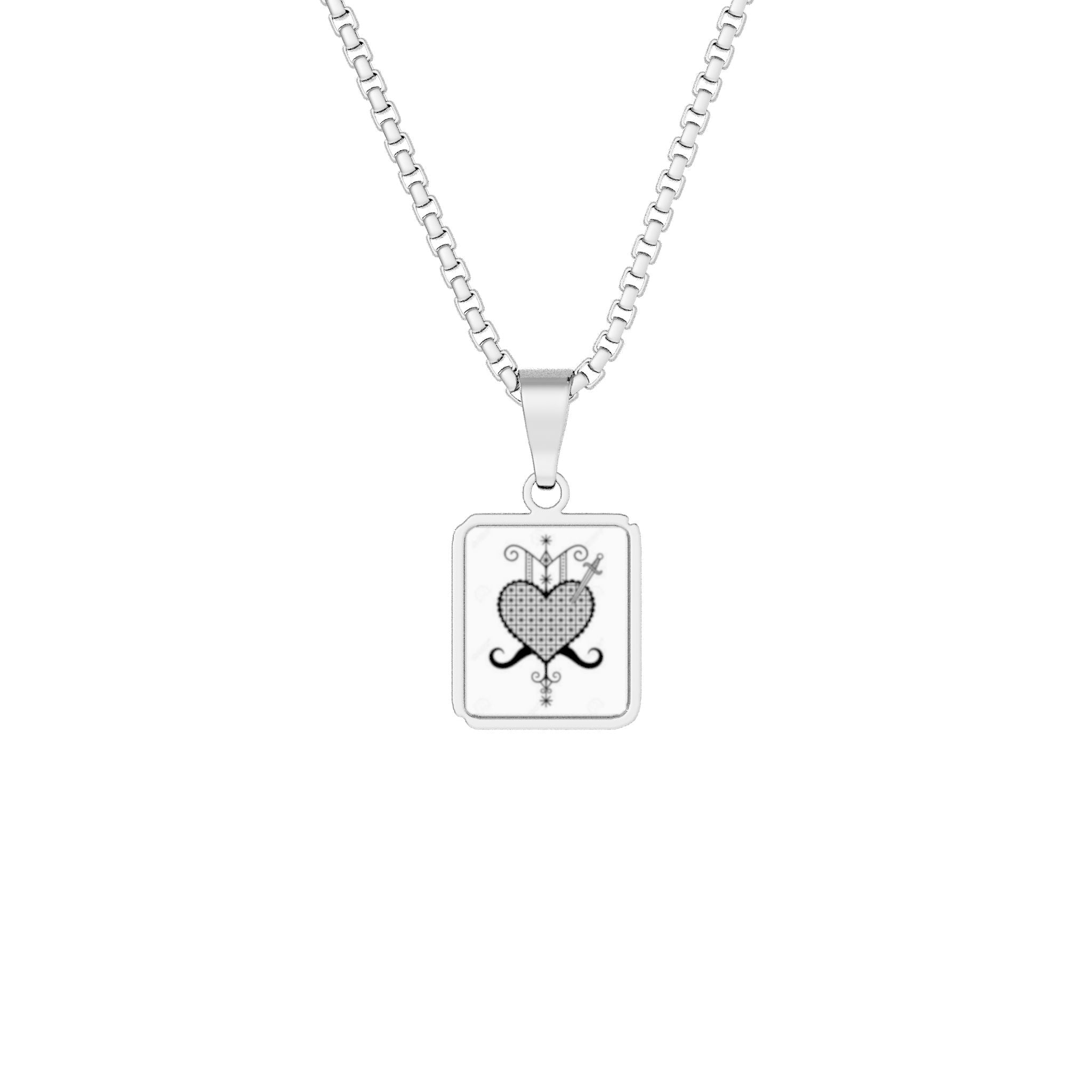 Custom Photo Pendant Necklace — Personalized VEVE EZULI DANTO