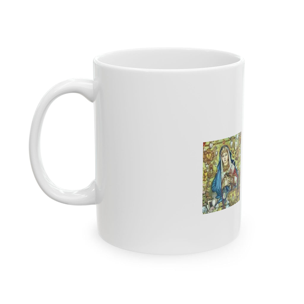 EZULI FREDA Ceramic Mug — 11oz & 15oz Coffee Cup